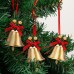 Christmas Gold Bells, 12pcs 2.4inch Metal Gold Jingle Bells with Red Bow and Berry Tree Hanging Ornament, Xmas Ornament Ringbell for Christmas Tree Pendant Holiday Decoration Christmas Gold Bells, 12pcs 2.4inch Metal Gold Jingle Bells with Red Bow and Berry Tree Hanging Ornament, Xmas Ornament Ringbell for Christmas Tree Pendant Holiday Decoration