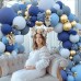Dusty Blue Gold Balloons Arch Kit, Double Stuffed Pastel Balloon Arch Pastel Light Dark Denim Pale Blue Balloons With Blue Gold Balloons for Birthday Wedding Graduation Party Decorations Dusty Blue Gold Balloons Arch Kit, Double Stuffed Pastel Balloon Arch Pastel Light Dark Denim Pale Blue Balloons With Blue Gold Balloons for Birthday Wedding Graduation Party Decorations