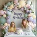 Dusty Green Pink Purple Balloons Arch Kit, Double Stuffed Pastel Balloons Dusty Pink Mist Green Ivory Lavender Balloon for Birthday Party Wedding Wildflower Flower Butterfly Decorations Dusty Green Pink Purple Balloons Arch Kit, Double Stuffed Pastel Balloons Dusty Pink Mist Green Ivory Lavender Balloon for Birthday Party Wedding Wildflower Flower Butterfly Decorations