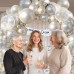 Pearl White Balloons Arch Kit, Double Stuffed White Sand Beige Ivory Balloons Pastel White Bobo Balloons Arch Kit for Wedding Birthday Party Engagement Decorations