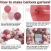 Dusty Rose Pink Balloon Arch Kit, Double Stuffed Pastel Light Pink Balloons With Peach Blush Beige Light Muave Balloon for Birthday Wedding Graduation Party Decorations Dusty Rose Pink Balloon Arch Kit, Double Stuffed Pastel Light Pink Balloons With Peach Blush Beige Light Muave Balloon for Birthday Wedding Graduation Party Decorations