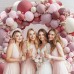 Dusty Rose Pink Balloon Arch Kit, Double Stuffed Pastel Light Pink Balloons With Peach Blush Beige Light Muave Balloon for Birthday Wedding Graduation Party Decorations Dusty Rose Pink Balloon Arch Kit, Double Stuffed Pastel Light Pink Balloons With Peach Blush Beige Light Muave Balloon for Birthday Wedding Graduation Party Decorations