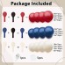 Red White Blue Balloons Arch Kit, Double Stuffed Dark Ruby Red Navy Blue Ivory White Balloons Garland for Patriotic Baseball Graduation Nautical Birthday Party Decoration Red White Blue Balloons Arch Kit, Double Stuffed Dark Ruby Red Navy Blue Ivory White Balloons Garland for Patriotic Baseball Graduation Nautical Birthday Party Decoration