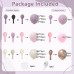 Purple Pink Beige Balloons Arch Kit, Double Stuffed Purple and Pink Balloon Garland with White Sand Lavender Rose Metallic Gold Balloons for Weddings Birthdays Party Decoration