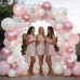 Pink and White Balloons Arch Kit, Double Stuffed Pastel Pink Balloon Garland Include Light Pearl Pink White and Metallic Pink Balloons for Wedding Birthday Party Bridal Shower Decorations Pink and White Balloons Arch Kit, Double Stuffed Pastel Pink Balloon Garland Include Light Pearl Pink White and Metallic Pink Balloons for Wedding Birthday Party Bridal Shower Decorations