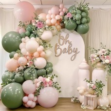 Pink and Green Balloon Arch Kit, Pink White and Green Balloon Arch Kit with Mixed Size Sage Green Pastel Pink Sand White Light Orange Balloons for Wedding Birthday Party Bridal Shower Decorations Pink and Green Balloon Arch Kit, Pink White and Green Balloon Arch Kit with Mixed Size Sage Green Pastel Pink Sand White Light Orange Balloons for Wedding Birthday Party Bridal Shower Decorations