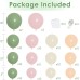 Pink and Green Balloon Arch Kit, Pink White and Green Balloon Arch Kit with Mixed Size Sage Green Pastel Pink Sand White Light Orange Balloons for Wedding Birthday Party Bridal Shower Decorations