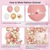 Dusty Pink Blush Balloon Arch Kit, Retro Pink Nude Matte White Metallic Gold Balloons and Gold Confetti Balloons for Boho Engagement Wedding Bridal Shower Birthday Decorations Dusty Pink Blush Balloon Arch Kit, Retro Pink Nude Matte White Metallic Gold Balloons and Gold Confetti Balloons for Boho Engagement Wedding Bridal Shower Birthday Decorations