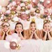 Rose Gold Balloon Garland Kit, Nude Pastel Pink Metallic Gold Matte White Balloons Gold and Rose Gold Confetti Balloons for Wedding Bridal Shower Princess Party Girl Birthday Decorations Rose Gold Balloon Garland Kit, Nude Pastel Pink Metallic Gold Matte White Balloons Gold and Rose Gold Confetti Balloons for Wedding Bridal Shower Princess Party Girl Birthday Decorations