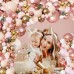 Rose Gold Balloon Garland Kit, Nude Pastel Pink Metallic Gold Matte White Balloons Gold and Rose Gold Confetti Balloons for Wedding Bridal Shower Princess Party Girl Birthday Decorations Rose Gold Balloon Garland Kit, Nude Pastel Pink Metallic Gold Matte White Balloons Gold and Rose Gold Confetti Balloons for Wedding Bridal Shower Princess Party Girl Birthday Decorations