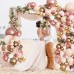 Rose Gold Balloon Garland Kit, Nude Pastel Pink Metallic Gold Matte White Balloons Gold and Rose Gold Confetti Balloons for Wedding Bridal Shower Princess Party Girl Birthday Decorations Rose Gold Balloon Garland Kit, Nude Pastel Pink Metallic Gold Matte White Balloons Gold and Rose Gold Confetti Balloons for Wedding Bridal Shower Princess Party Girl Birthday Decorations