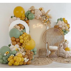 Sage Green Yellow Balloon Arch Kit, Mustard Yellow Brown Nude Tan Sand White Balloons for Teddy Bear Bridal Shower Safari Jungle Birthday Gender Reveal Bee Theme Party Decorations Sage Green Yellow Balloon Arch Kit, Mustard Yellow Brown Nude Tan Sand White Balloons for Teddy Bear Bridal Shower Safari Jungle Birthday Gender Reveal Bee Theme Party Decorations