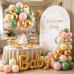 Sage Green Pink Balloons, 50pcs Olive Green Pastel Pink Sand White Metallic Gold Balloons Gold Confetti Balloons with White Ribbon for Wedding Bridal Shower Birthday Party Safari Decorations. Sage Green Pink Balloons, 50pcs Olive Green Pastel Pink Sand White Metallic Gold Balloons Gold Confetti Balloons with White Ribbon for Wedding Bridal Shower Birthday Party Safari Decorations.