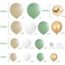 Sage Green Balloon Arch Kit,134 pcs Sage Green Sand White Metallic Gold Matte White Confetti Latex Balloons for Bridal Shower Bachelor Party Wedding Birthday Party Decorations. Sage Green Balloon Arch Kit,134 pcs Sage Green Sand White Metallic Gold Matte White Confetti Latex Balloons for Bridal Shower Bachelor Party Wedding Birthday Party Decorations.