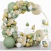 Sage Green Balloon Arch Kit,134 pcs Sage Green Sand White Metallic Gold Matte White Confetti Latex Balloons for Bridal Shower Bachelor Party Wedding Birthday Party Decorations. Sage Green Balloon Arch Kit,134 pcs Sage Green Sand White Metallic Gold Matte White Confetti Latex Balloons for Bridal Shower Bachelor Party Wedding Birthday Party Decorations.