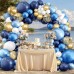 Navy Blue and Gold Balloons Arch Kit, Blue and White Balloon Arch Kit with Metallic Dark Light Blue Gold Conftti Balloons Garland for Graduation Birthday Party DIY Decoration Navy Blue and Gold Balloons Arch Kit, Blue and White Balloon Arch Kit with Metallic Dark Light Blue Gold Conftti Balloons Garland for Graduation Birthday Party DIY Decoration