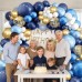 Navy Blue and Gold Balloons Arch Kit, Blue and White Balloon Arch Kit with Metallic Dark Light Blue Gold Conftti Balloons Garland for Graduation Birthday Party DIY Decoration Navy Blue and Gold Balloons Arch Kit, Blue and White Balloon Arch Kit with Metallic Dark Light Blue Gold Conftti Balloons Garland for Graduation Birthday Party DIY Decoration