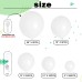 White Balloon Arch Kit, 133pcs Matte White Latex Balloons in 36in,18in,12in,10in,5in Different Sizes for Birthday Party Bridal Showers Wedding Decorations.