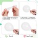 White Balloon Arch Kit, 133pcs Matte White Latex Balloons in 36in,18in,12in,10in,5in Different Sizes for Birthday Party Bridal Showers Wedding Decorations.