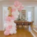 White Balloon Arch Kit, 133pcs Matte White Latex Balloons in 36in,18in,12in,10in,5in Different Sizes for Birthday Party Bridal Showers Wedding Decorations.