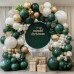 Emerald Green White Gold Balloon Arch Kit, Double Stuffed Dark Green Balloons Hunter Forest Green Chrome Gold Pearl White Sand Ivory Balloons for Wedding Birthday Party Christmas Decorations Emerald Green White Gold Balloon Arch Kit, Double Stuffed Dark Green Balloons Hunter Forest Green Chrome Gold Pearl White Sand Ivory Balloons for Wedding Birthday Party Christmas Decorations