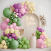 Pink Green Purple Balloons Arch Kit,Green And Pink Balloons with Sage Light Olive Green Dusty Pink Lilac Yellow Pastel Balloons for Wedding Birthday Party Fairy Bridal Shower Decoration. Pink Green Purple Balloons Arch Kit,Green And Pink Balloons with Sage Light Olive Green Dusty Pink Lilac Yellow Pastel Balloons for Wedding Birthday Party Fairy Bridal Shower Decoration.