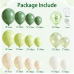 Blocesa Sage Green White Balloons Arch Kit Double Stuffed, Party Decor. | Olive/Sage Green Pearl Green White Beige Confetti Balloons. for Birthday Baby... Blocesa Sage Green White Balloons Arch Kit Double Stuffed, Party Decor. | Olive/Sage Green Pearl Green White Beige Confetti Balloons. for Birthday Baby...