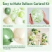 Blocesa Sage Green White Balloons Arch Kit Double Stuffed, Party Decor. | Olive/Sage Green Pearl Green White Beige Confetti Balloons. for Birthday Baby... Blocesa Sage Green White Balloons Arch Kit Double Stuffed, Party Decor. | Olive/Sage Green Pearl Green White Beige Confetti Balloons. for Birthday Baby...