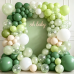 Blocesa Sage Green White Balloons Arch Kit Double Stuffed, Party Decor. | Olive/Sage Green Pearl Green White Beige Confetti Balloons. for Birthday Baby... Blocesa Sage Green White Balloons Arch Kit Double Stuffed, Party Decor. | Olive/Sage Green Pearl Green White Beige Confetti Balloons. for Birthday Baby...