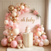Pearl Pink and Gold Balloons Arch Kit Double Stuffed,Party Decor. | Pastel Dusty Pink White Sand Chrome Gold Confetti Balloons Latex, for Wedding Girl Baby Shower Birthday Bridal Shower Decor Pearl Pink and Gold Balloons Arch Kit Double Stuffed,Party Decor. | Pastel Dusty Pink White Sand Chrome Gold Confetti Balloons Latex, for Wedding Girl Baby Shower Birthday Bridal Shower Decor